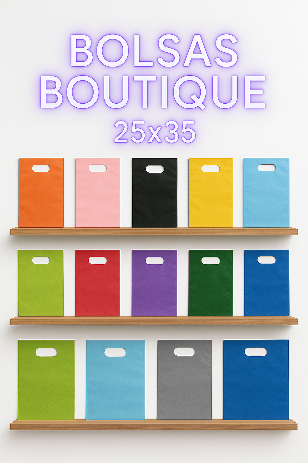 Bolsa Boutique 25x35 cm Pack 100 Unidades – DeltaBuy