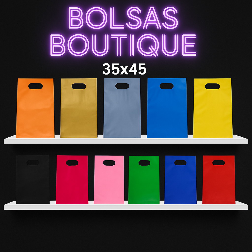 Bolsa boutique 35x45 cm en pack de 100 unidades DeltaBuy
