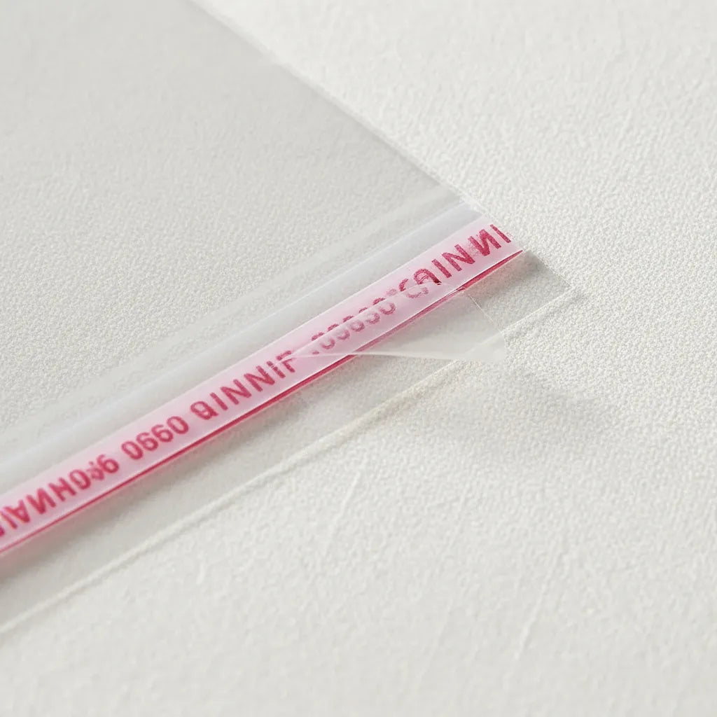 Bolsa celofán transparente 20x35 cm con adhesivo para embalaje