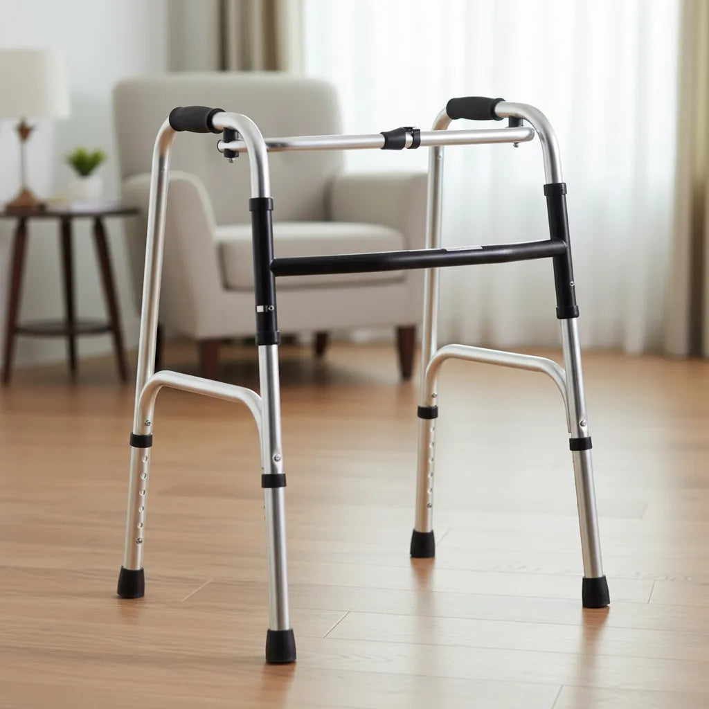 Andador Burrito Plegable Deltabuy Aluminio Ligero Negro