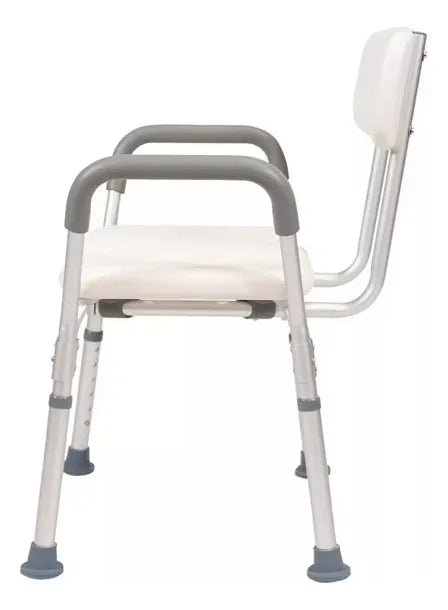 Silla Asiento Ducha Segura Con Respaldo Apoyabrazos Deltabuy