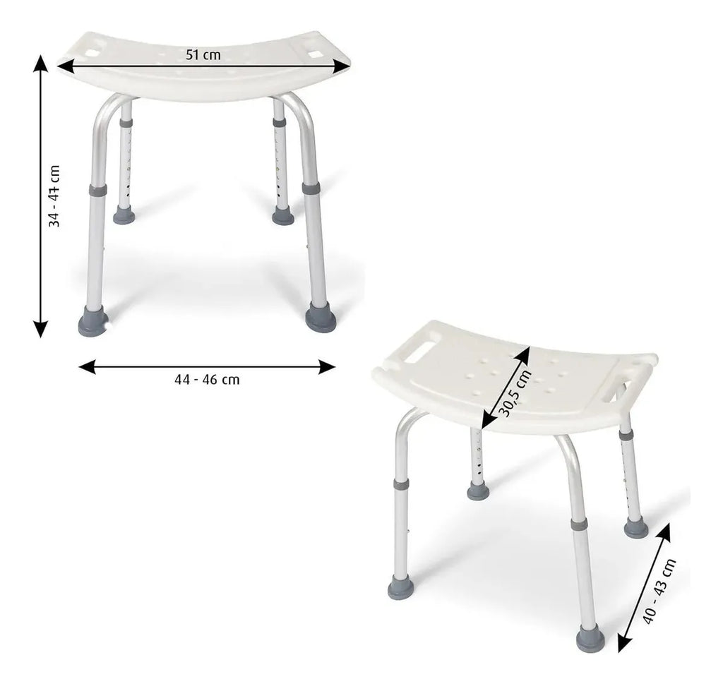 Silla Asiento De Ducha Seguridad Antideslizante Regulable