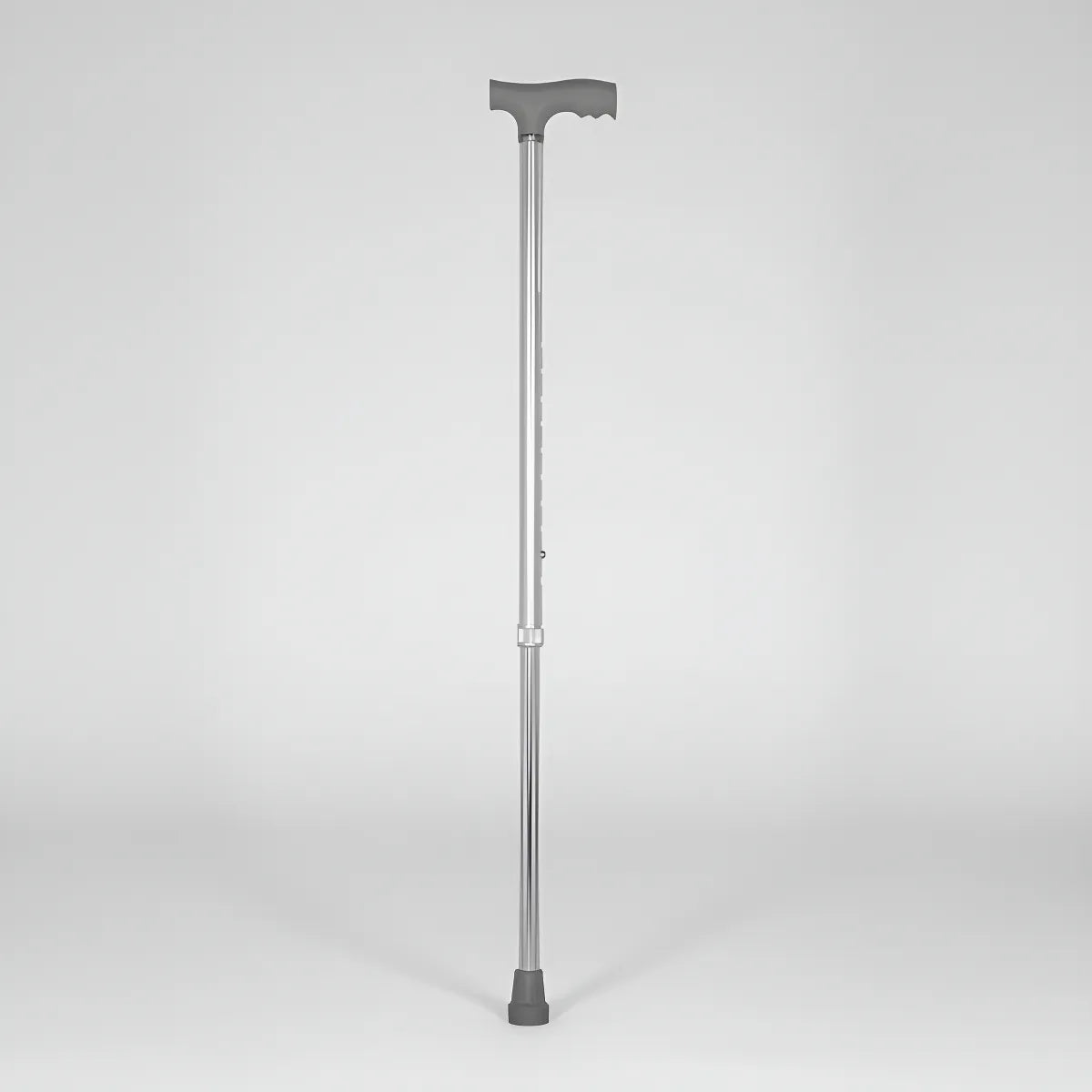 Bastón Muleta De Aluminio Resistente Y Regulable 3 Colores Negro