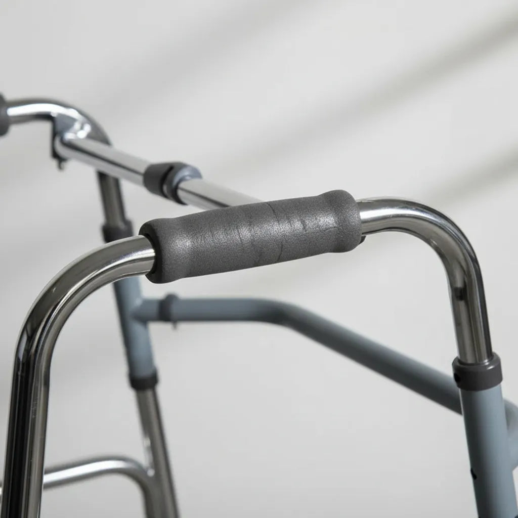 Andador Burrito Aluminio Ligero Plegable 2 Ruedas - Deltabuy