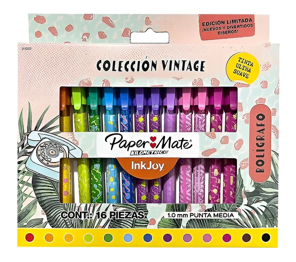 Lapiceras Boligrafo Paper Mate Inkjoy X16 Vintage