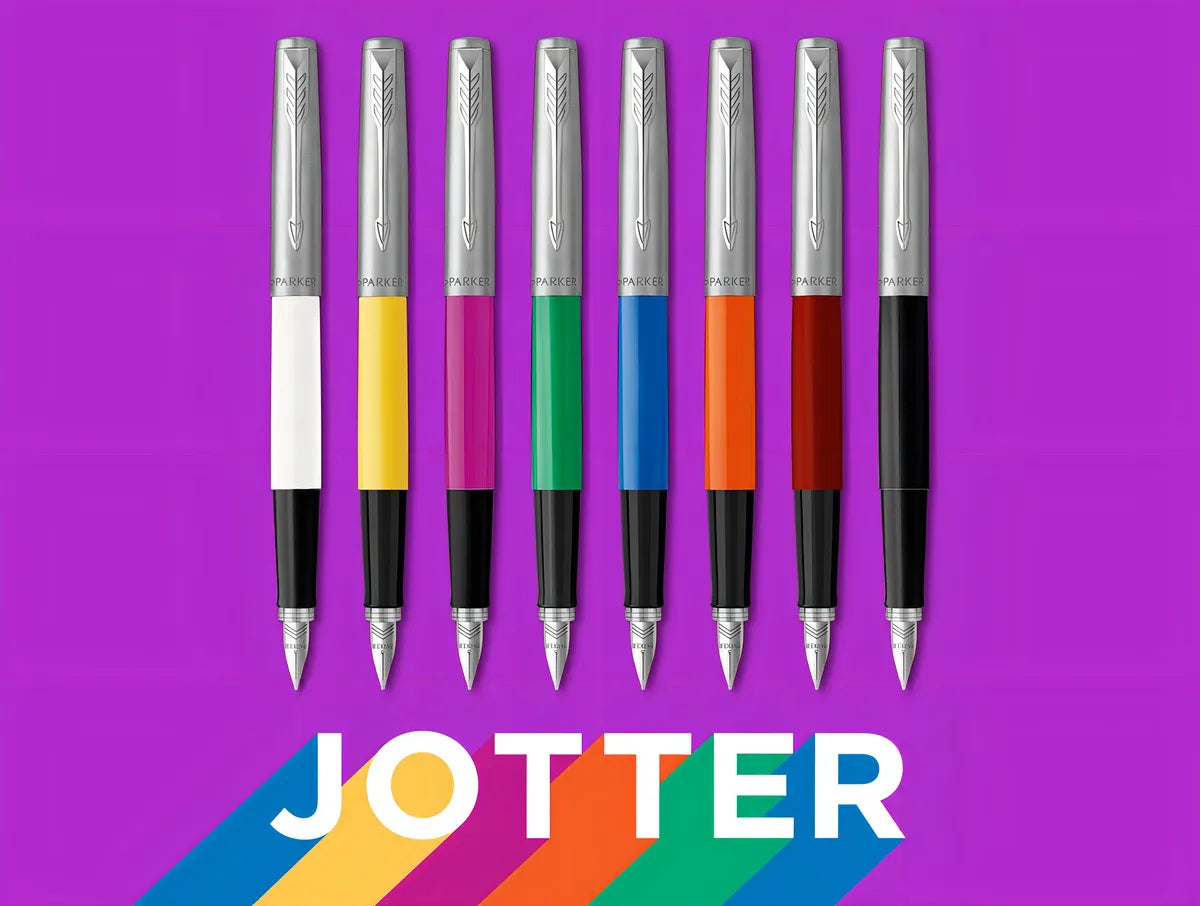 Pluma Fuente Parker Negro Tinta Negra Punto Fino