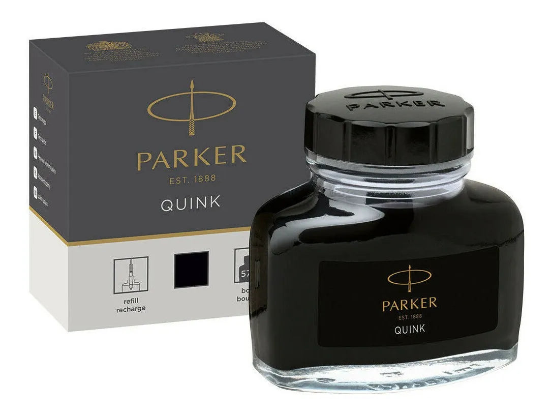 Tinta Para Pluma Parker Negra Frasco 57ml