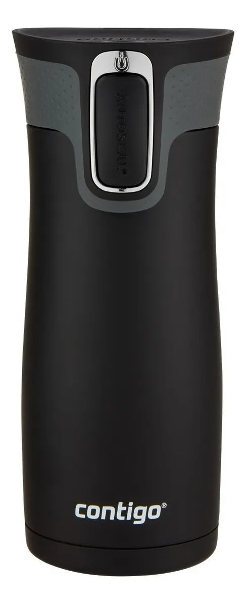 Vaso Térmico Contigo West Loop Color Matte Black 473ml