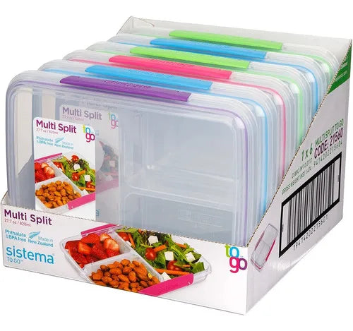 Contenedor De Alimentos Sistema® To Go Multi Split 820ml