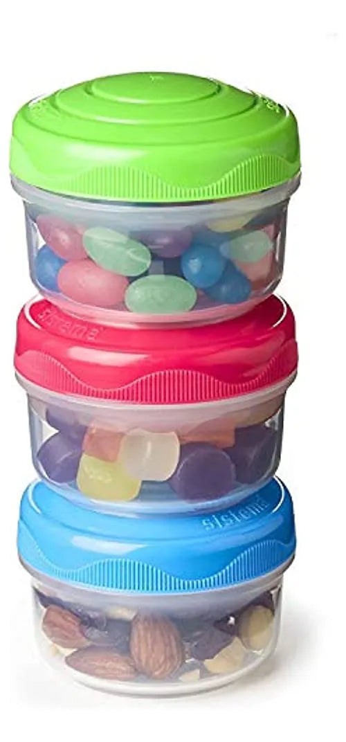 Sistema 3 Contenedores x 439 Onzas Mini Mordiscos